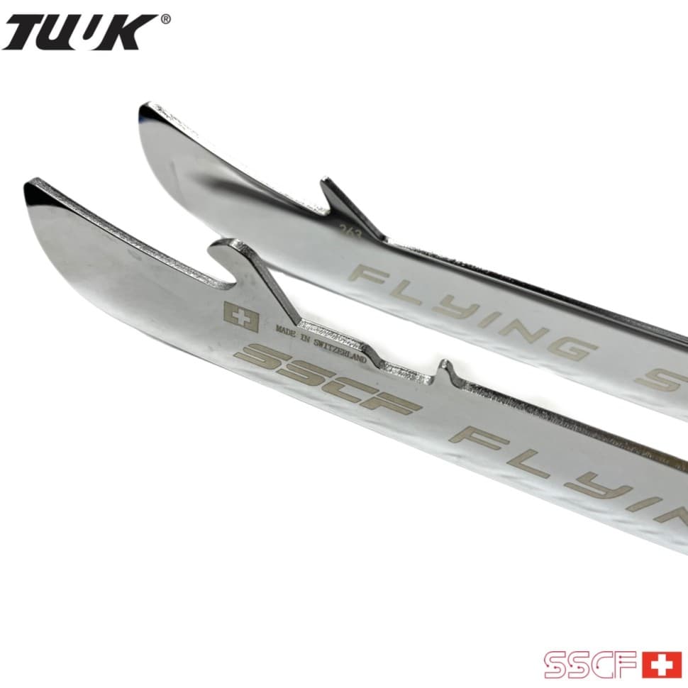 Хоккейные лезвия SSCF PRO FLYING STEEL CHROMIUM TUUK EDGE - миниатюра 3
