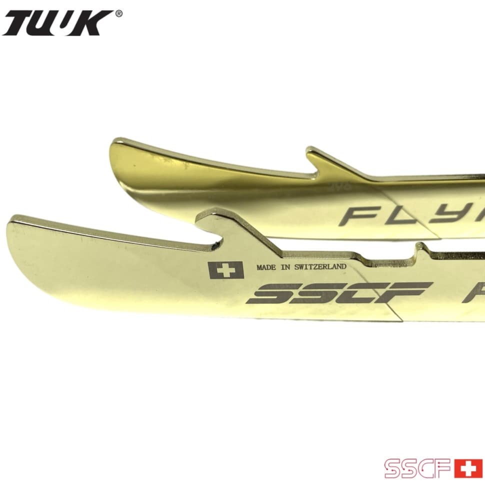 Хоккейные лезвия SSCF PRO FLYING STEEL GOLD TUUK EDGE - миниатюра 4