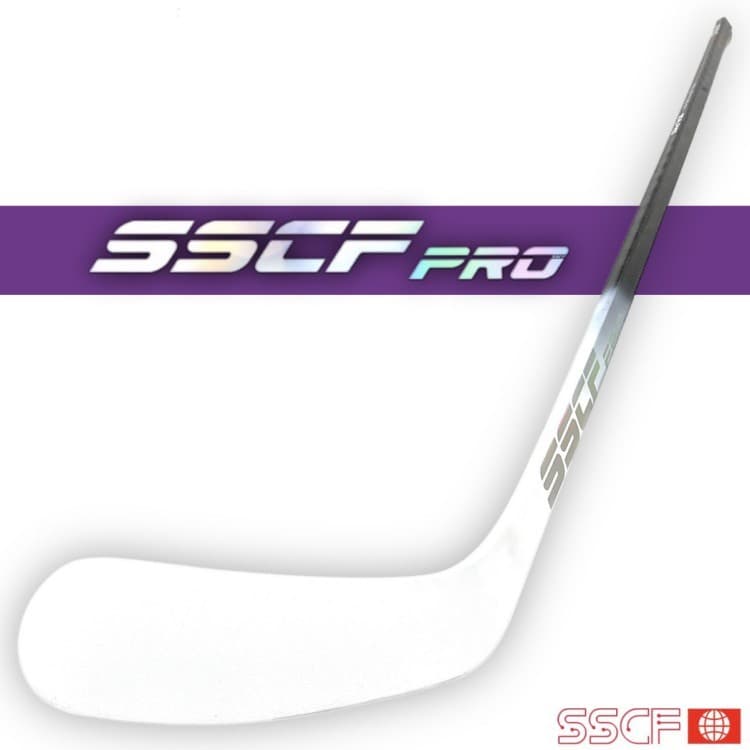 Кастомная хоккейная клюшка SSCF PRO BLACK WHITE FULL CUSTOM - миниатюра 1