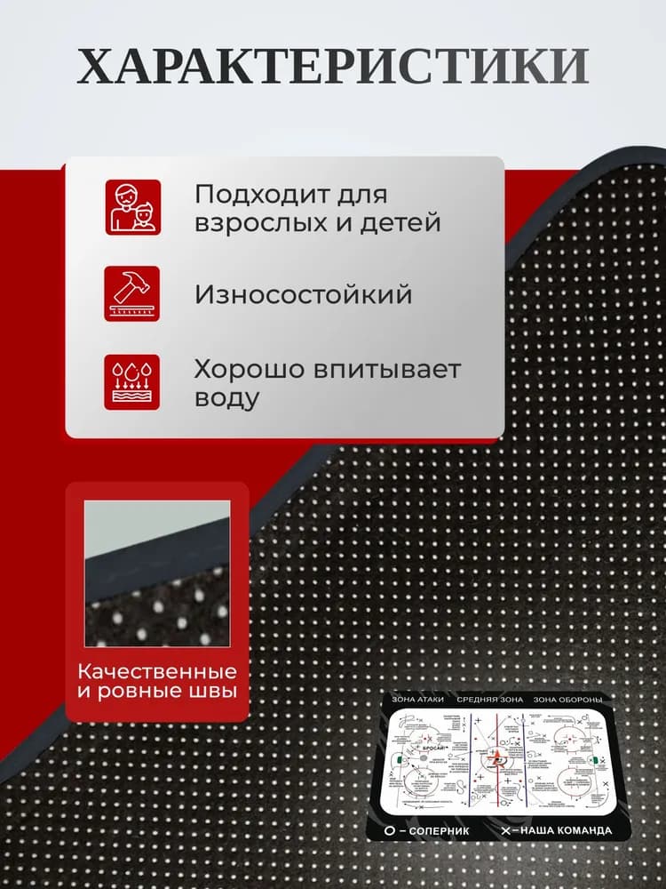 Коврик для коньков Led 9 40х50 см - миниатюра 2