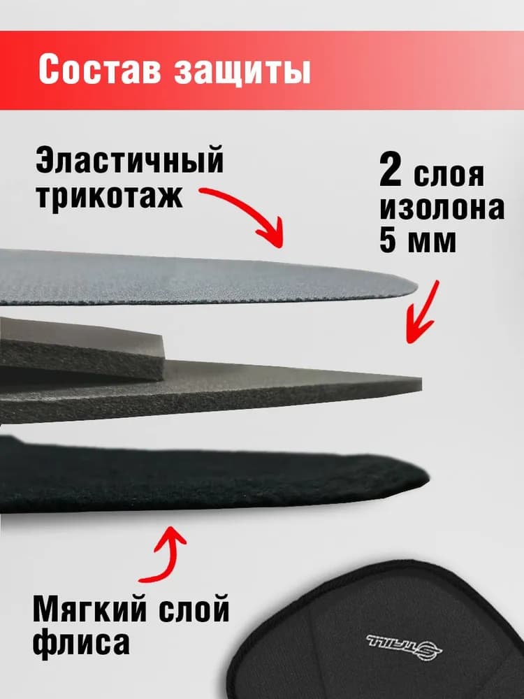 Защита шеи хоккейная игрока STAILL подростковая (SR) - миниатюра 10
