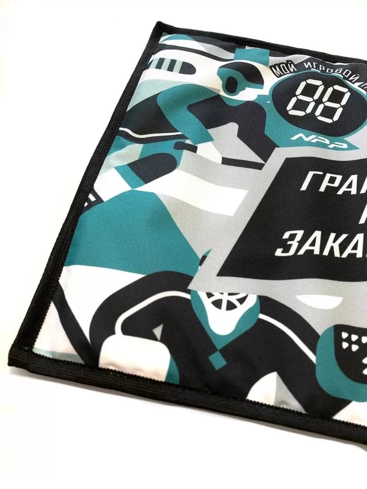 Коврик для переобувания хоккейный спортивный для раздевалки - миниатюра 3