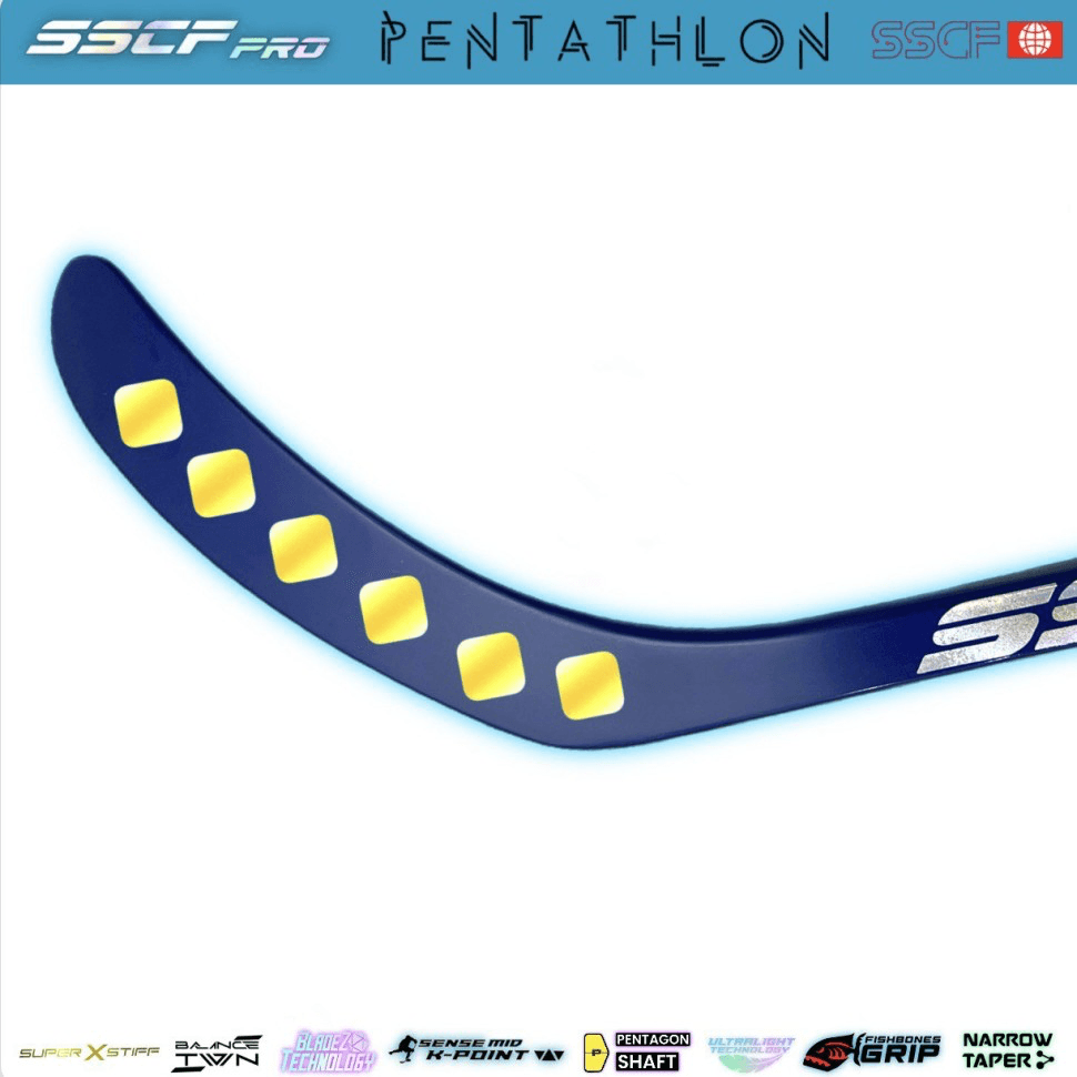 Клюшка пятигранная SSCF PRO PENTATHLON DARK BLUE - миниатюра 4