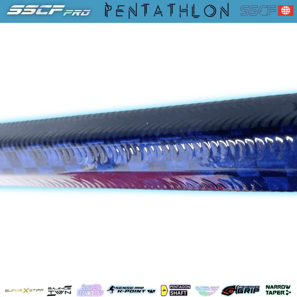 Клюшка пятигранная SSCF PRO PENTATHLON DARK BLUE - миниатюра 9