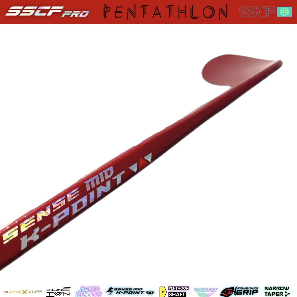 Клюшка пятигранная SSCF PRO PENTATHLON DARK RED - миниатюра 7
