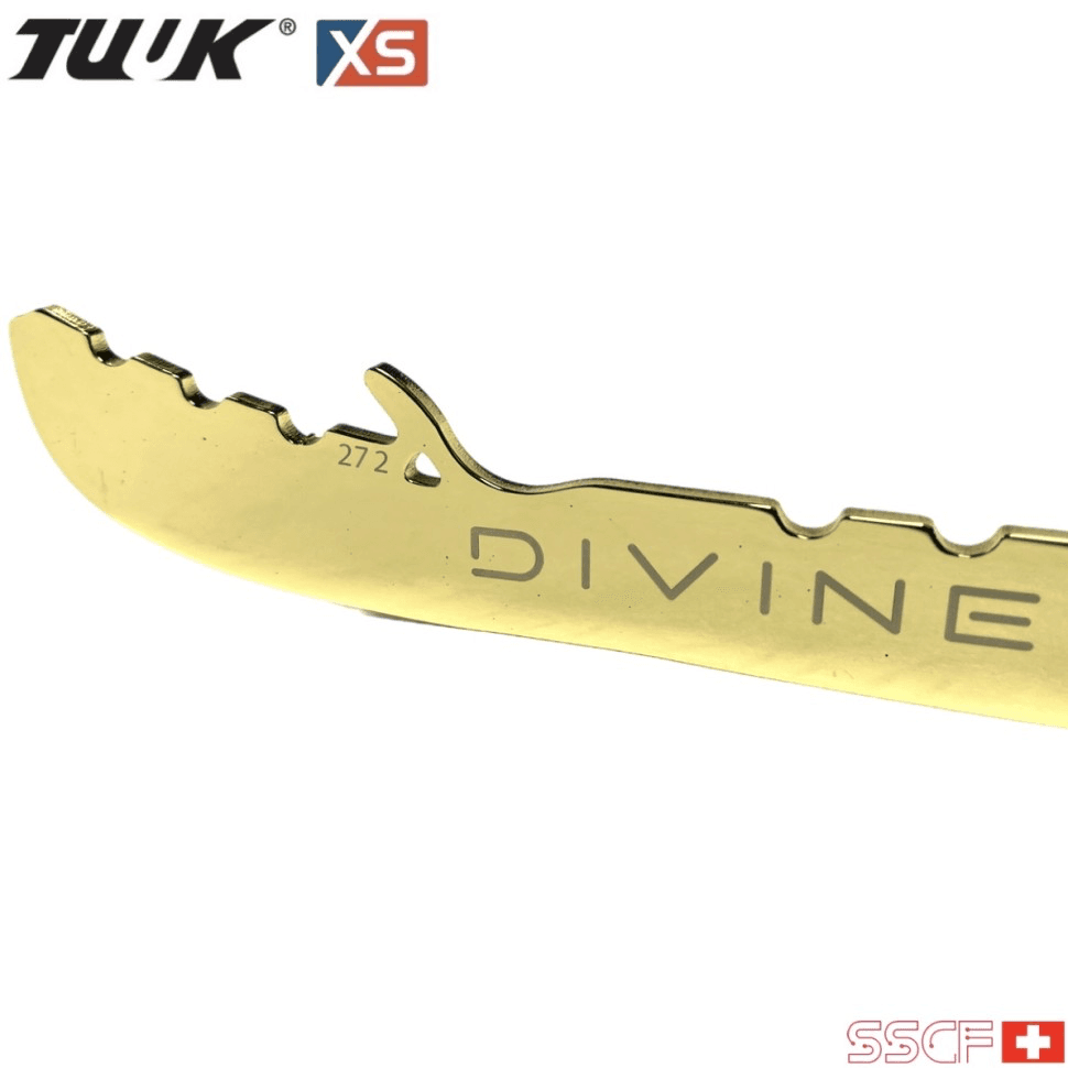 Хоккейные лезвия SSCF PRO DIVINE STEEL GOLD TUUK|XS - миниатюра 2