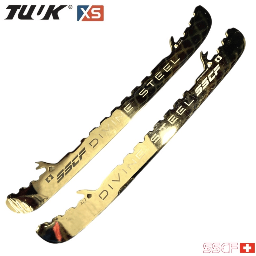 Хоккейные лезвия SSCF PRO DIVINE STEEL GOLD TUUK|XS - миниатюра 3