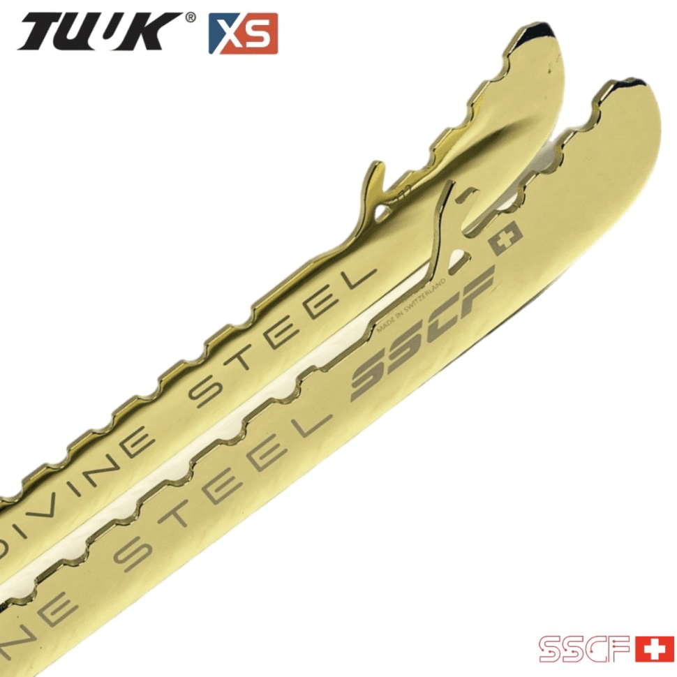 Хоккейные лезвия SSCF PRO DIVINE STEEL GOLD TUUK|XS - миниатюра 4