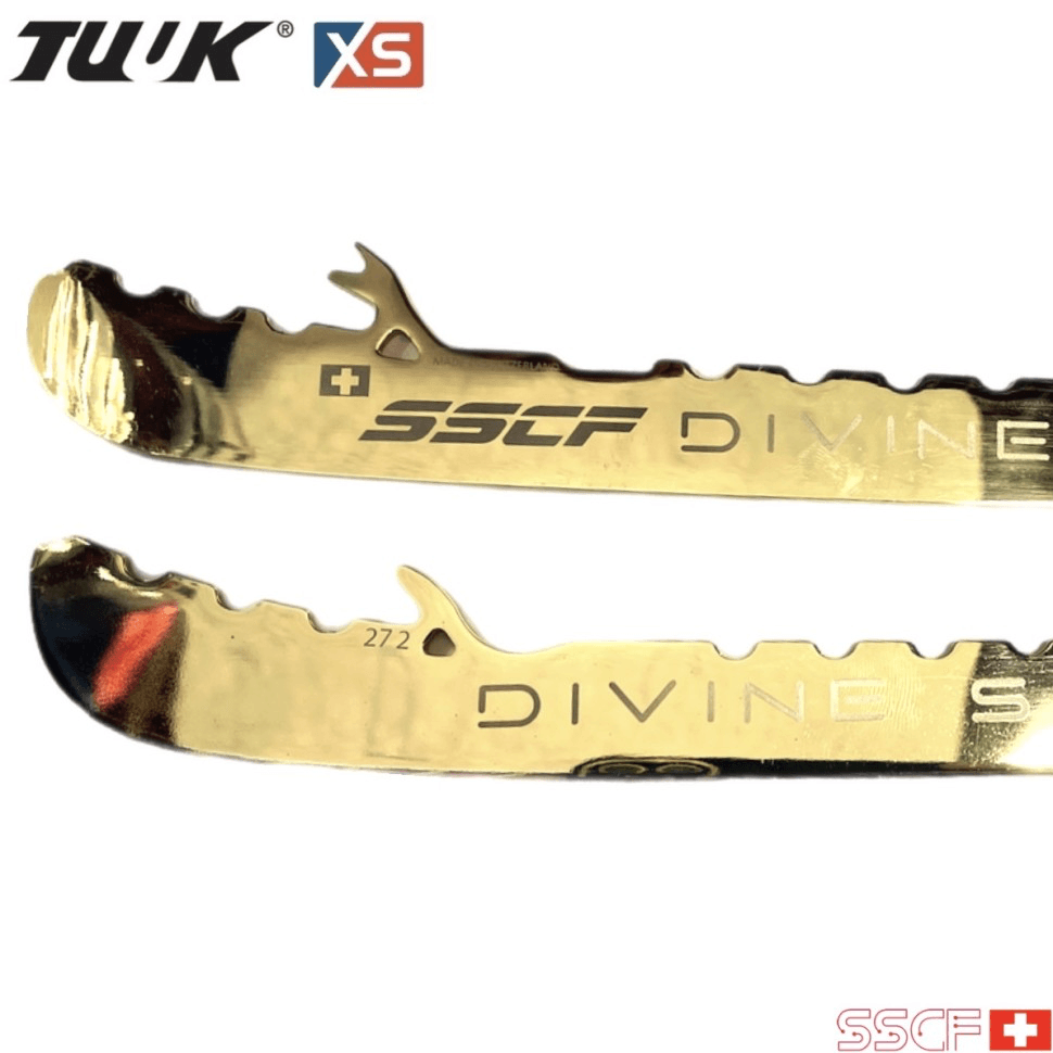 Хоккейные лезвия SSCF PRO DIVINE STEEL GOLD TUUK|XS - миниатюра 5