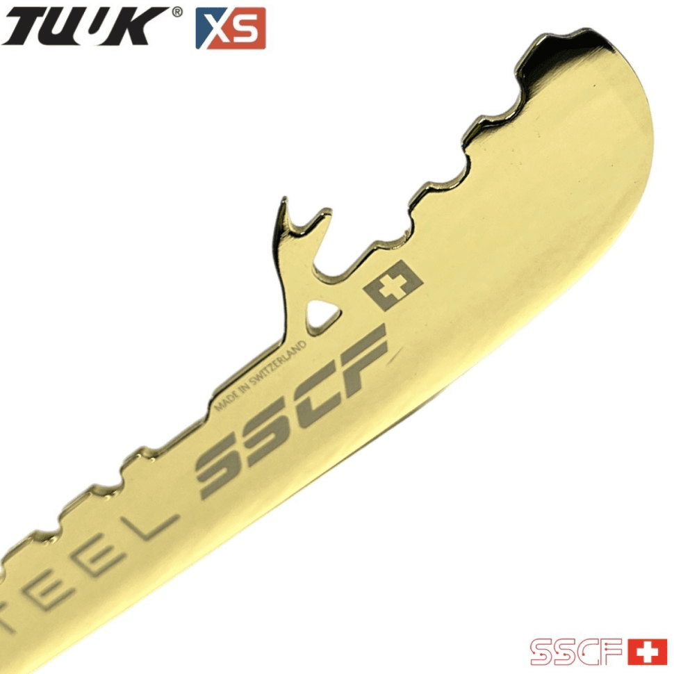 Хоккейные лезвия SSCF PRO DIVINE STEEL GOLD TUUK|XS - миниатюра 6