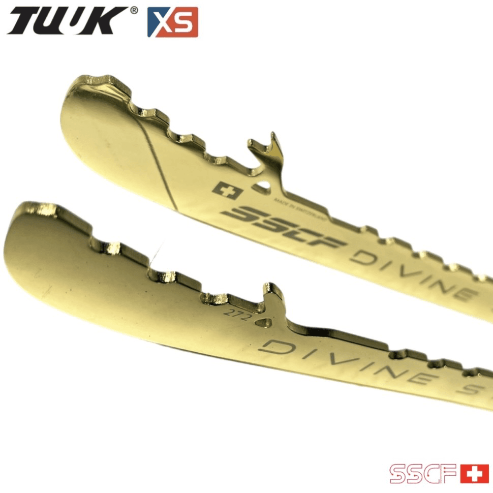 Хоккейные лезвия SSCF PRO DIVINE STEEL GOLD TUUK|XS - миниатюра 7