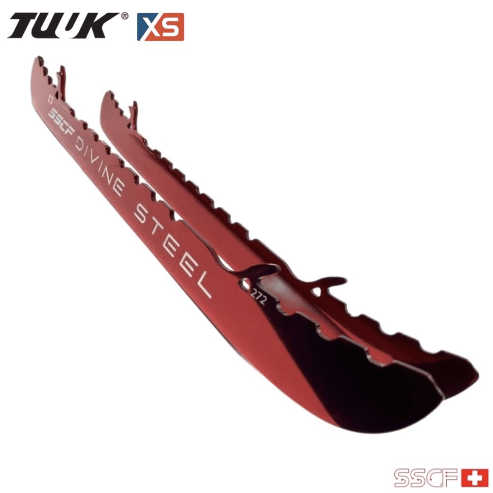 Хоккейные лезвия SSCF PRO DIVINE STEEL RED TUUK|XS - миниатюра 4