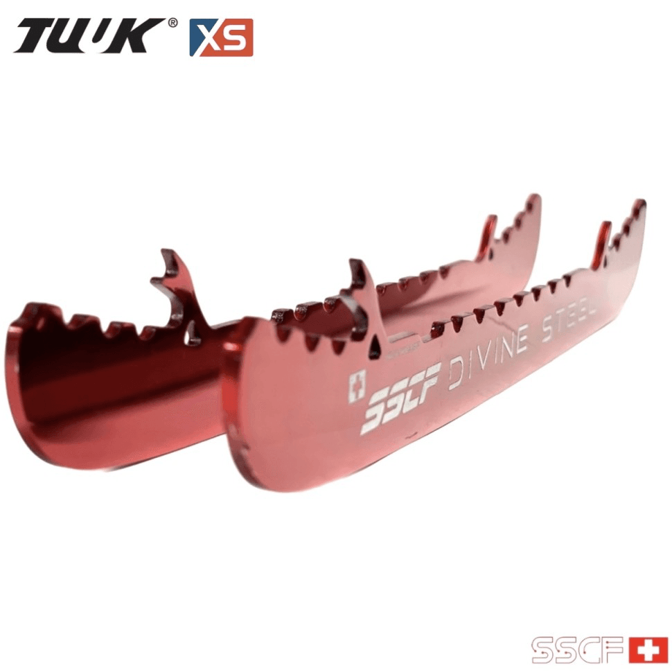 Хоккейные лезвия SSCF PRO DIVINE STEEL RED TUUK|XS - миниатюра 7
