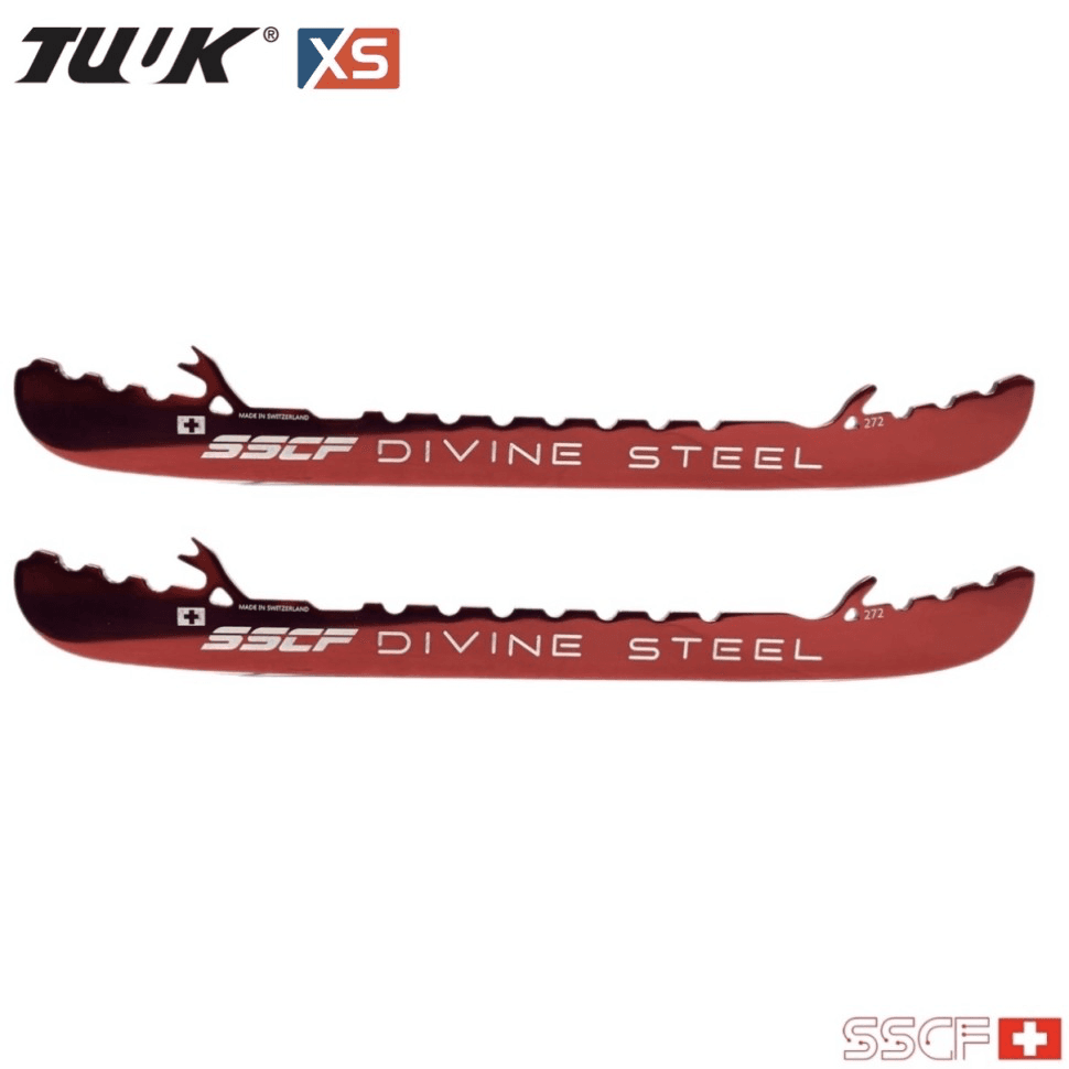 Хоккейные лезвия SSCF PRO DIVINE STEEL RED TUUK|XS - миниатюра 9