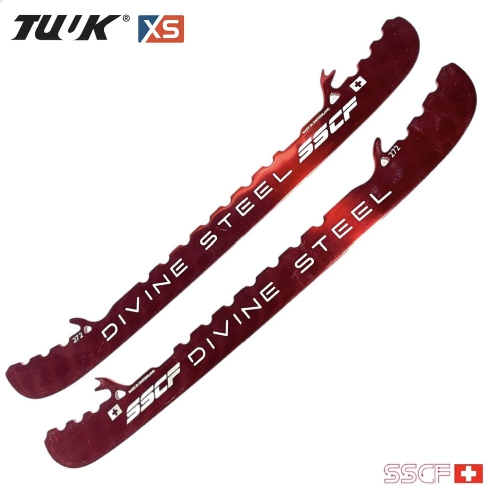 Хоккейные лезвия SSCF PRO DIVINE STEEL RED TUUK|XS
