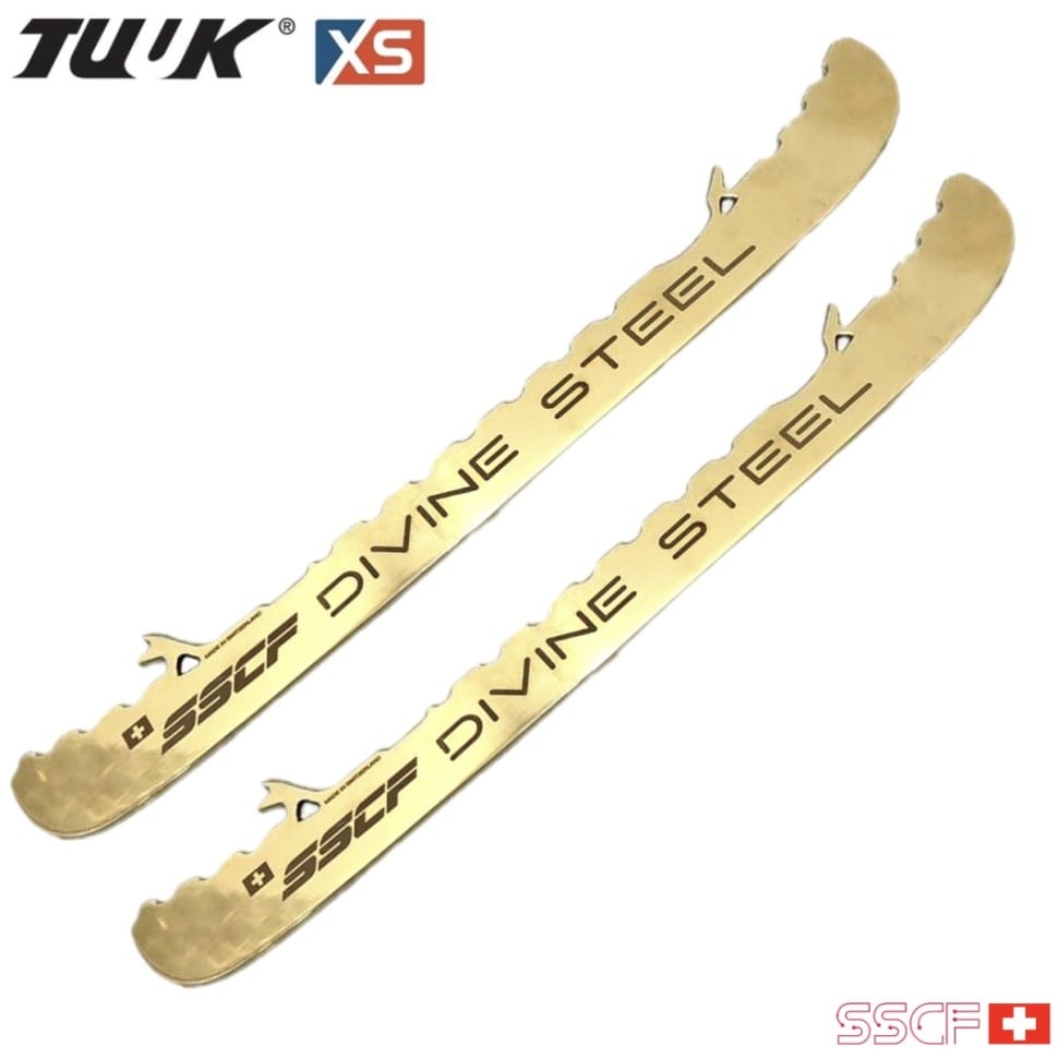 Хоккейные лезвия SSCF PRO DIVINE STEEL GOLD TUUK|XS