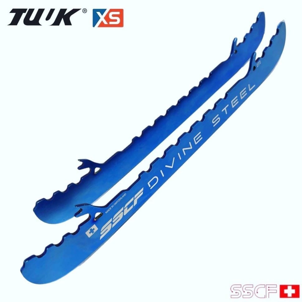 Хоккейные лезвия SSCF PRO DIVINE STEEL BLACK TUUK|XS