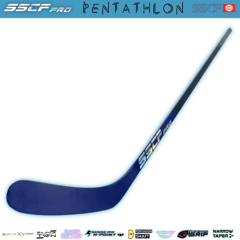 Клюшка пятигранная SSCF PRO PENTATHLON DARK BLUE