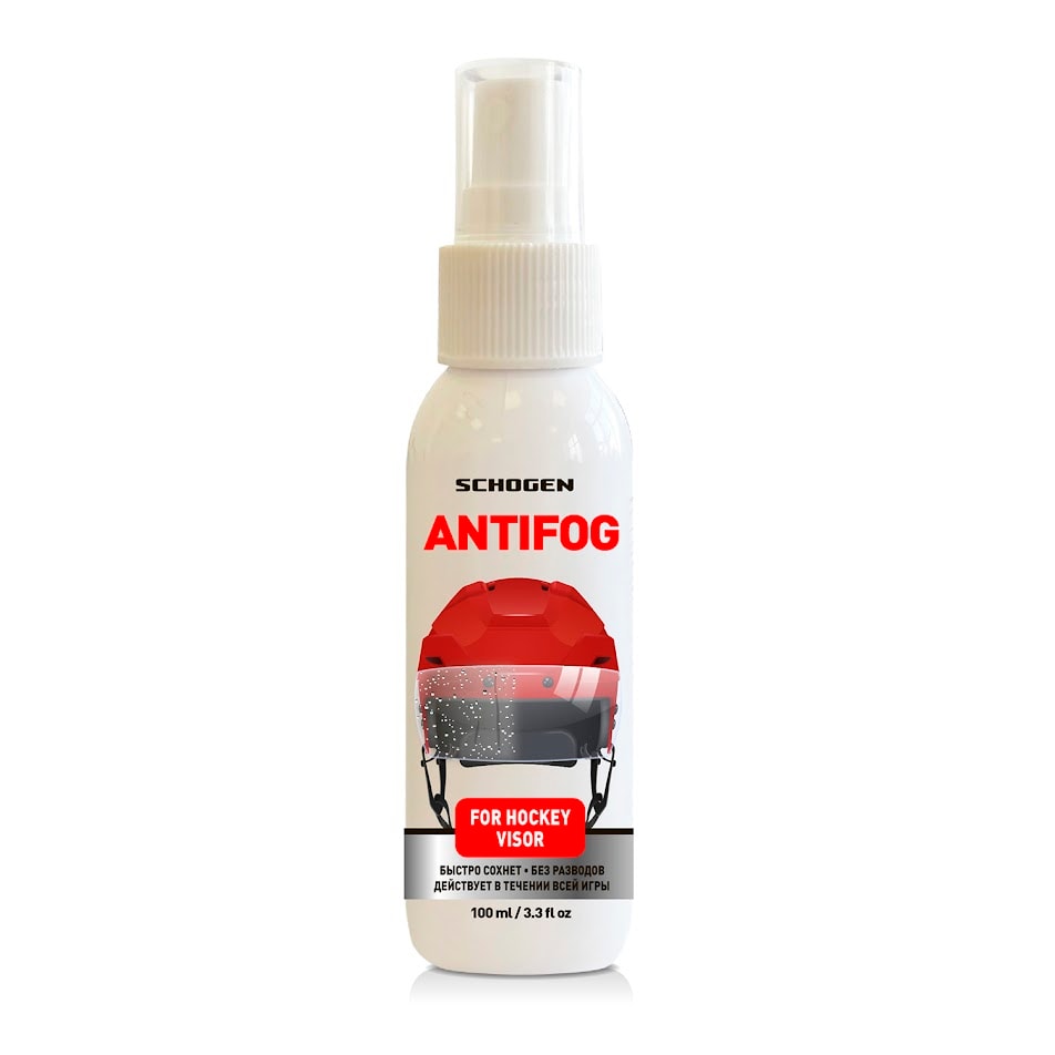 Antifog Schogen - антифог средство от запотевания визоров и масок хоккейных шлемов 100 мл - Изображение 1