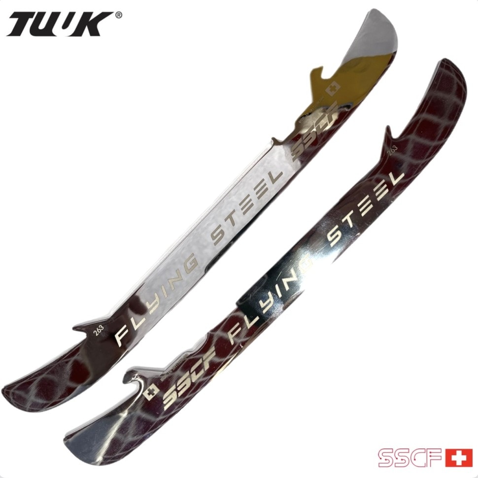 Хоккейные лезвия SSCF PRO FLYING STEEL CHROMIUM TUUK EDGE - Изображение 1