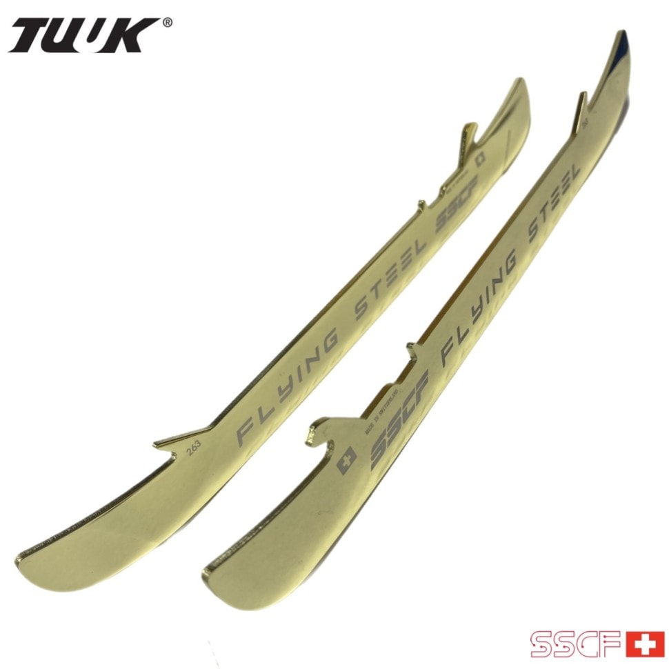 Хоккейные лезвия SSCF PRO FLYING STEEL GOLD TUUK EDGE - Изображение 1